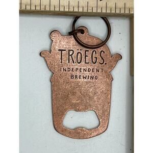 Tröegs Mad Elf Copper Keychain Bottle Opener Collectible Brewery Gift
